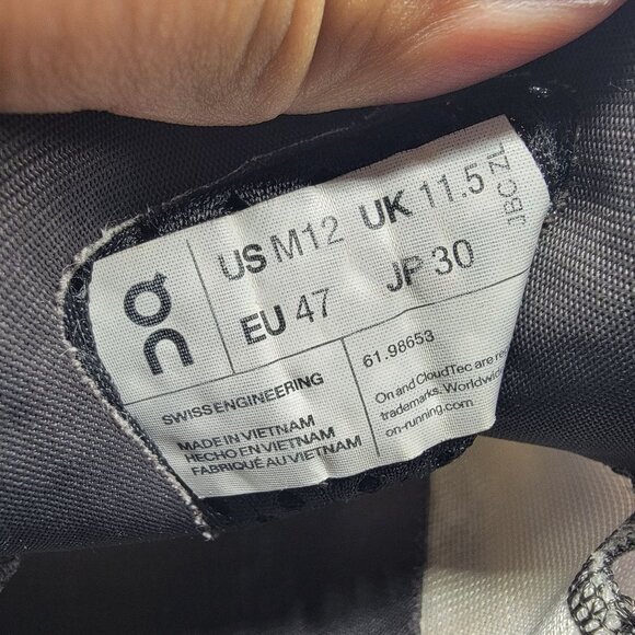 On Running Cloudmonster Mens 12 Frost Cobalt Athletic Shoes Running Walking - Picture 6 of 14